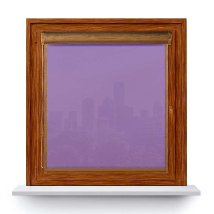 Roleta w kasecie PCV Gładka Przyciemniająca Gładka z prowadnicą Różowa 521