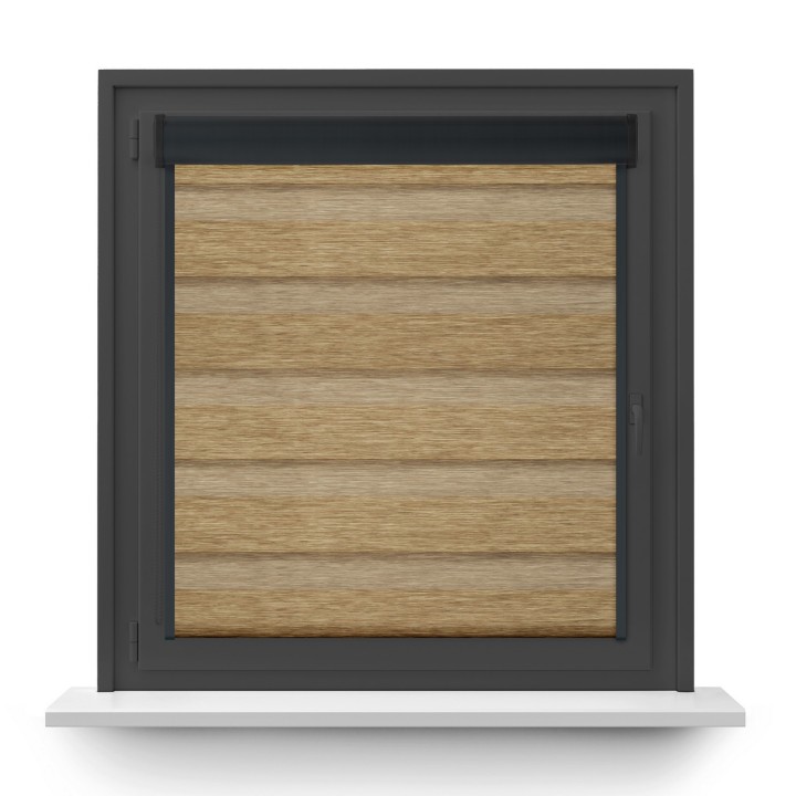 Roleta w kasecie PCV Dzień Noc Zaciemniająca Aleksandra z prowadnicą Aleksandra 06