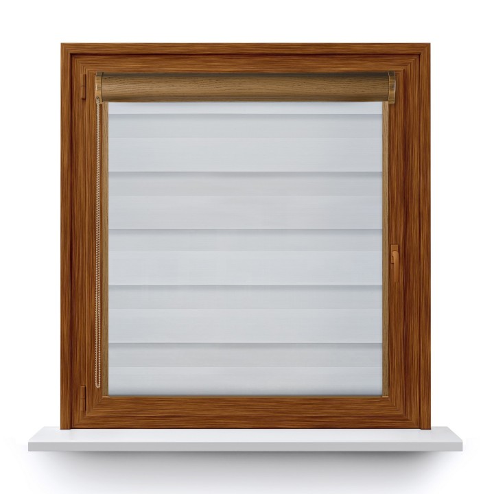 Roleta w kasecie PCV Dzień Noc Zaciemniająca Aleksandra z prowadnicą Aleksandra 01