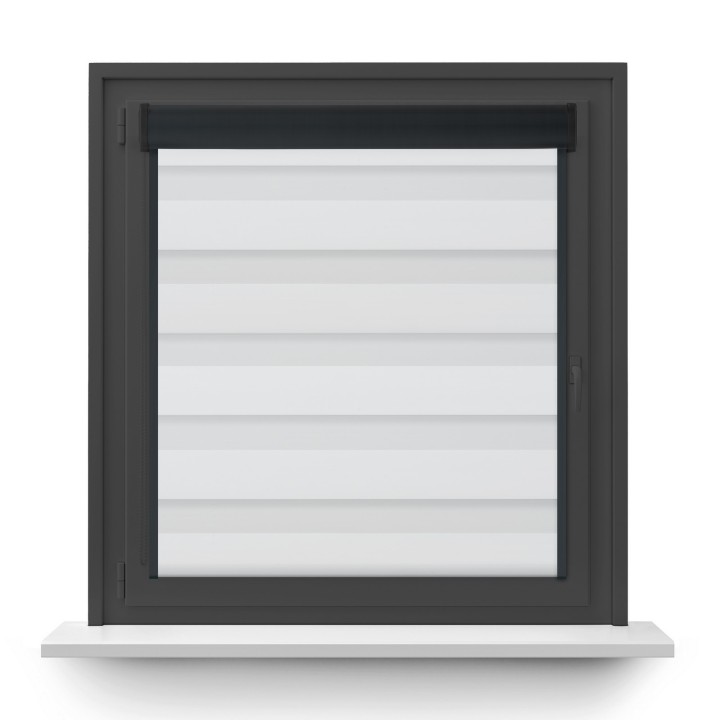 Roleta w kasecie PCV Dzień Noc Przyciemniająca Dolores z prowadnicą Dolores 01