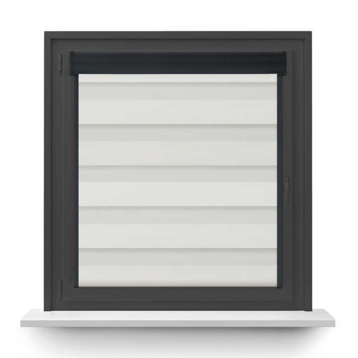 Roleta w kasecie PCV Dzień Noc Przyciemniająca Dolores z prowadnicą Dolores 02