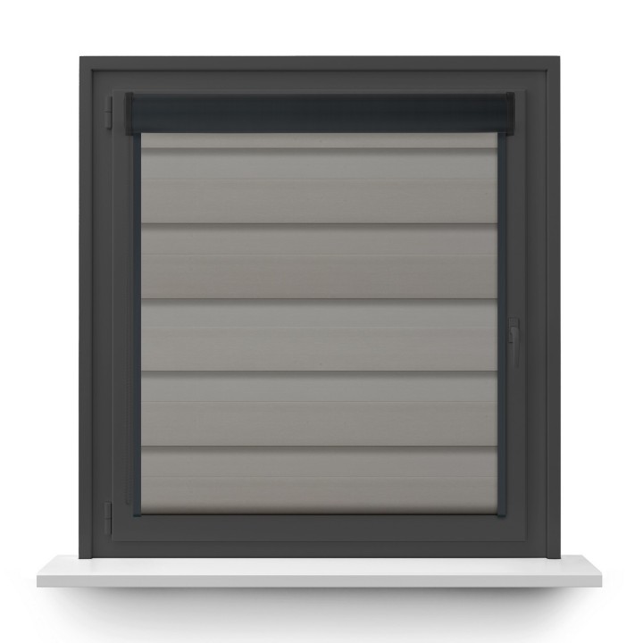 Roleta w kasecie PCV Dzień Noc Przyciemniająca Dolores z prowadnicą Dolores 04