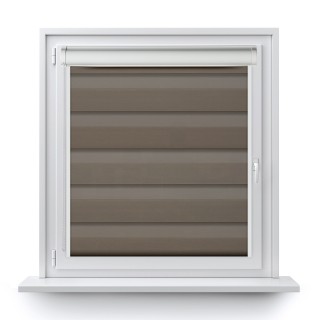 Roleta w kasecie PCV Dzień Noc Przyciemniająca Dolores z prowadnicą Dolores 07