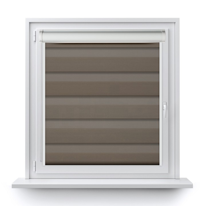 Roleta w kasecie PCV Dzień Noc Przyciemniająca Dolores z prowadnicą Dolores 07