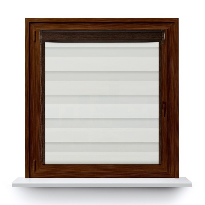 Roleta w kasecie PCV Dzień Noc Przyciemniająca Dolores z prowadnicą Dolores 02