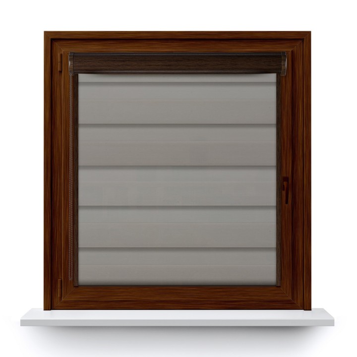 Roleta w kasecie PCV Dzień Noc Przyciemniająca Dolores z prowadnicą Dolores 04