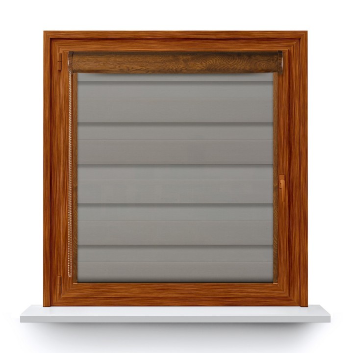 Roleta w kasecie PCV Dzień Noc Przyciemniająca Dolores z prowadnicą Dolores 04