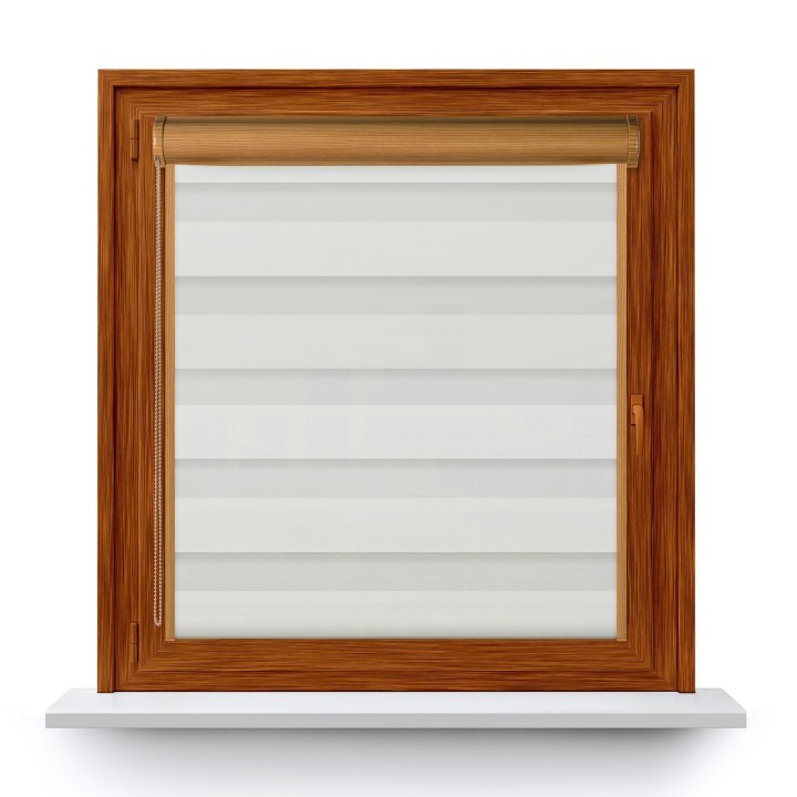 Roleta w kasecie PCV Dzień Noc Przyciemniająca Dolores z prowadnicą Dolores 02