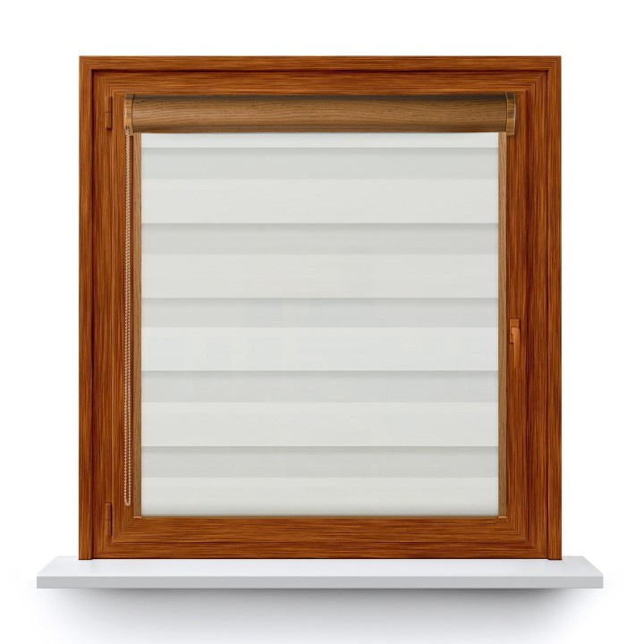 Roleta w kasecie PCV Dzień Noc Przyciemniająca Dolores z prowadnicą Dolores 02