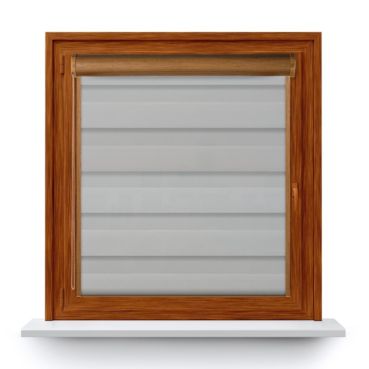 Roleta w kasecie PCV Dzień Noc Przyciemniająca Dolores z prowadnicą Dolores 03