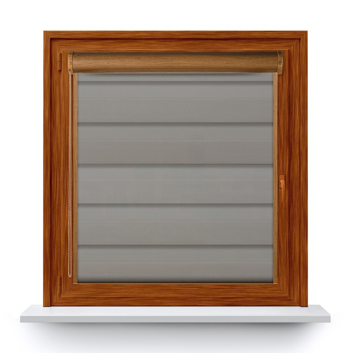 Roleta w kasecie PCV Dzień Noc Przyciemniająca Dolores z prowadnicą Dolores 04