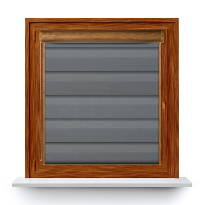 Roleta w kasecie PCV Dzień Noc Przyciemniająca Dolores z prowadnicą Dolores 05