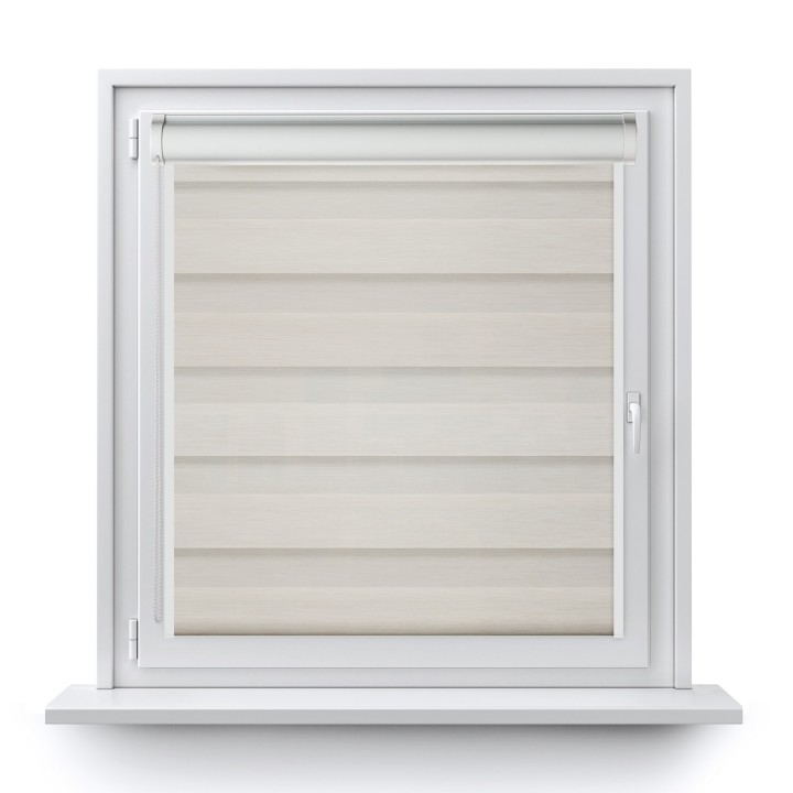 Roleta w kasecie PCV Dzień Noc Przyciemniająca Olivia z prowadnicą Olivia 02