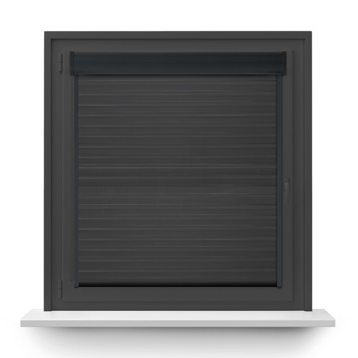 Roleta w kasecie PCV Dzień Noc Przyciemniająca Modern z prowadnicą Ciemnoszara 1805