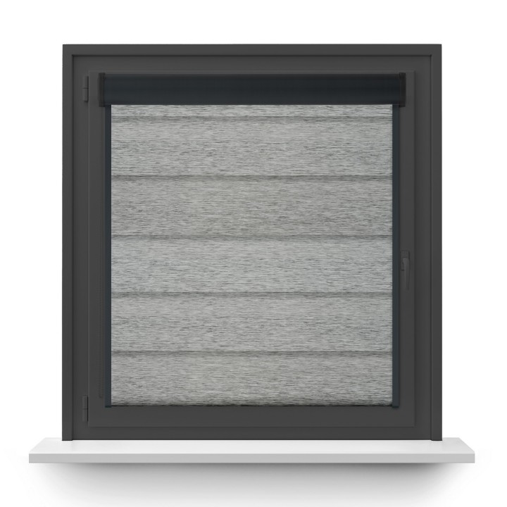 Roleta w kasecie PCV Dzień Noc Przyciemniająca Olivia z prowadnicą Olivia 07