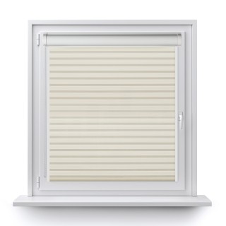 Roleta w kasecie PCV Dzień Noc Przyciemniająca Modern z prowadnicą Kremowa 1802