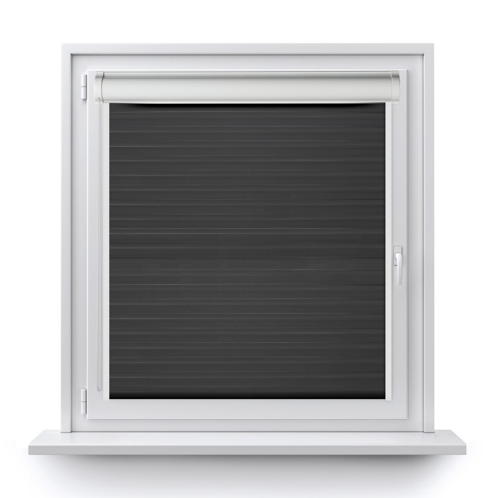 Roleta w kasecie PCV Dzień Noc Przyciemniająca Modern z prowadnicą Ciemnoszara 1805