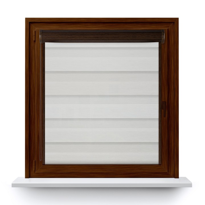 Roleta w kasecie PCV Dzień Noc Przyciemniająca Olivia z prowadnicą Olivia 04