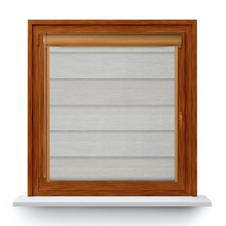 Roleta w kasecie PCV Dzień Noc Przyciemniająca Olivia z prowadnicą Olivia 05