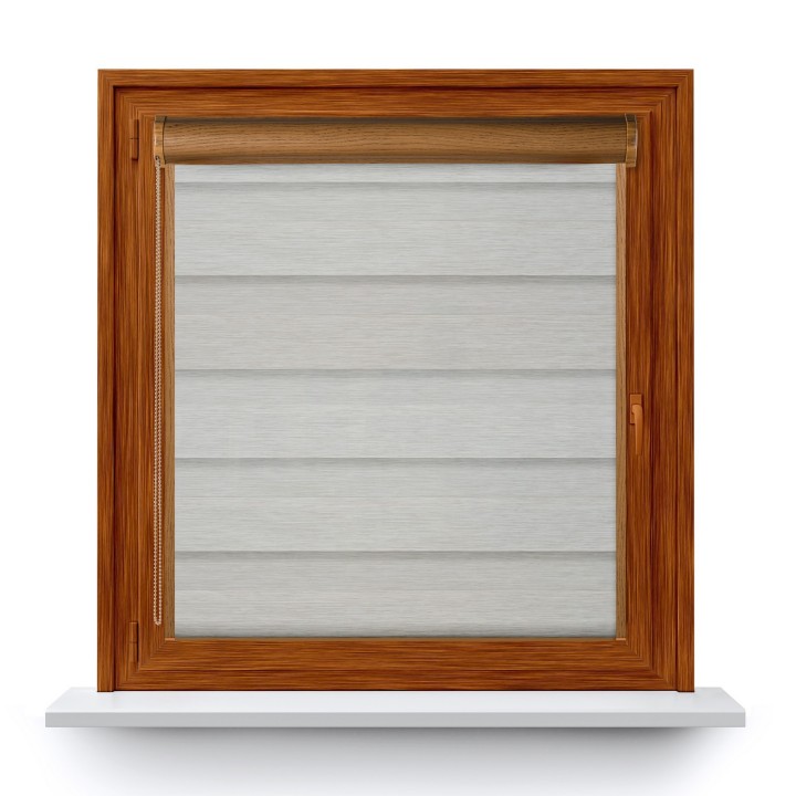 Roleta w kasecie PCV Dzień Noc Przyciemniająca Olivia z prowadnicą Olivia 05