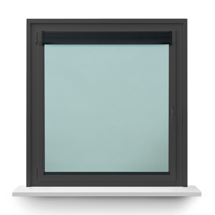 Roleta w kasecie PCV Gładka Przyciemniająca Termo Zaciemniająca bez prowadnic Miętowa 843