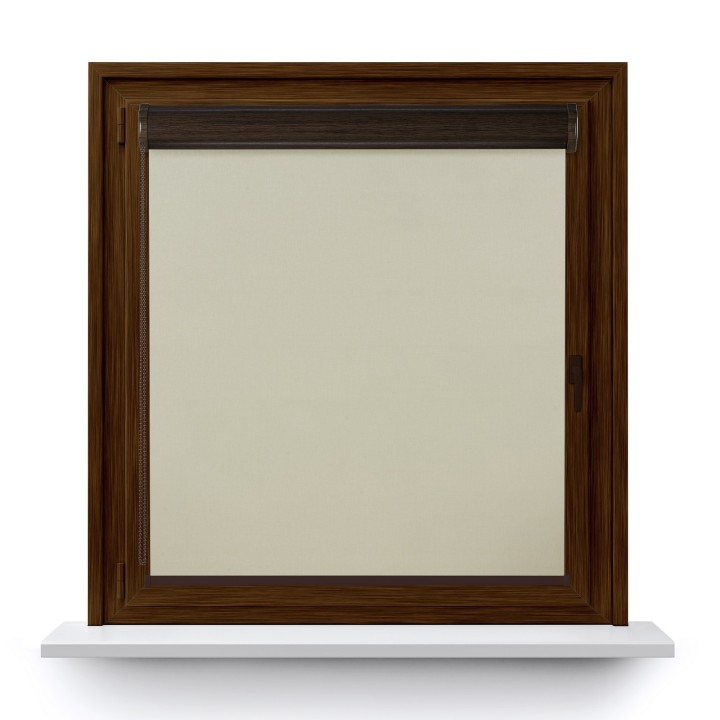 Roleta w kasecie PCV Gładka Przyciemniająca Termo Zaciemniająca bez prowadnic Beżowa 7686