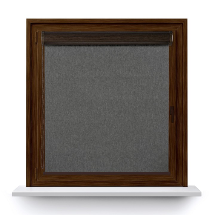 Roleta w kasecie PCV Gładka Przyciemniająca Termo Zaciemniająca bez prowadnic Szara 842