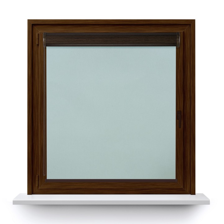 Roleta w kasecie PCV Gładka Przyciemniająca Termo Zaciemniająca bez prowadnic Miętowa 843