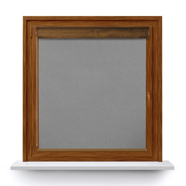 Roleta w kasecie PCV Gładka Przyciemniająca Termo Zaciemniająca bez prowadnic Szara 505