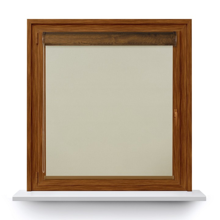 Roleta w kasecie PCV Gładka Przyciemniająca Termo Zaciemniająca bez prowadnic Beżowa 7686