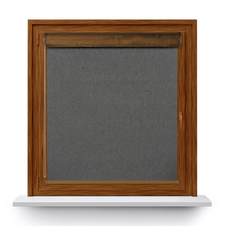 Roleta w kasecie PCV Gładka Przyciemniająca Termo Zaciemniająca bez prowadnic Szara 842