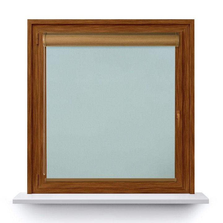 Roleta w kasecie PCV Gładka Przyciemniająca Termo Zaciemniająca bez prowadnic Miętowa 843