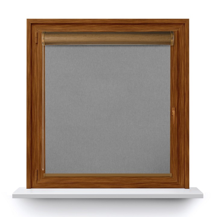 Roleta w kasecie PCV Gładka Przyciemniająca Termo Zaciemniająca bez prowadnic Szara 505