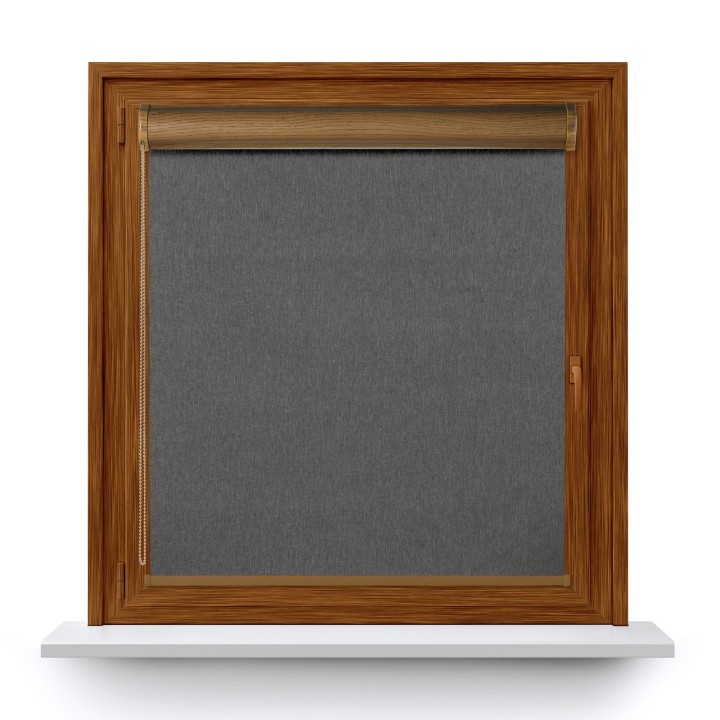 Roleta w kasecie PCV Gładka Przyciemniająca Termo Zaciemniająca bez prowadnic Szara 842