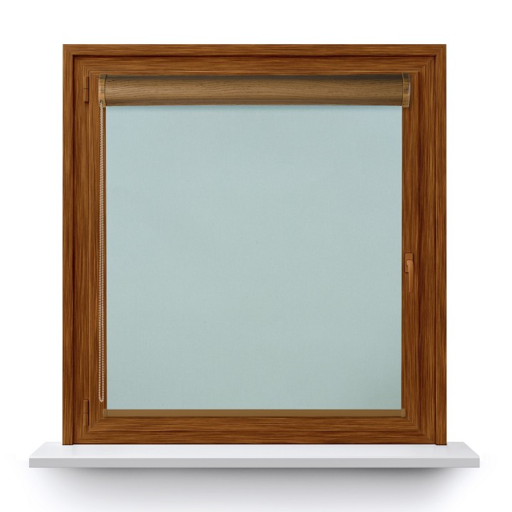 Roleta w kasecie PCV Gładka Przyciemniająca Termo Zaciemniająca bez prowadnic Miętowa 843