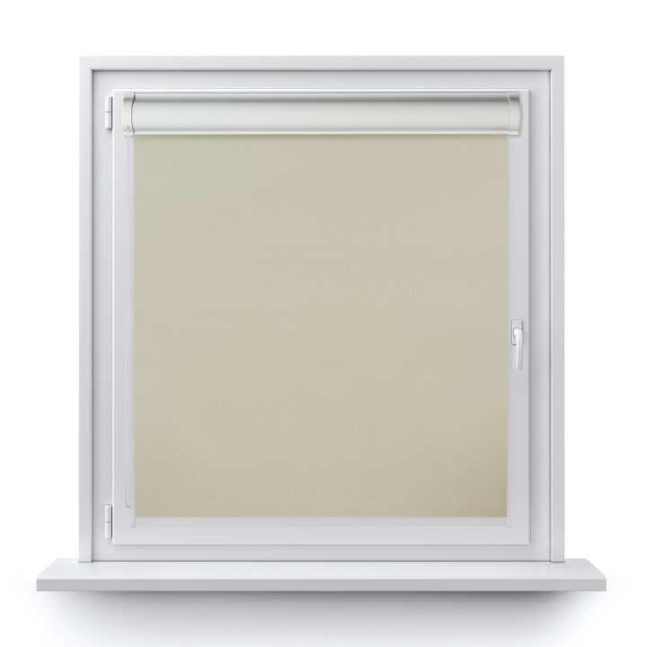 Roleta w kasecie PCV Gładka Przyciemniająca Termo Zaciemniająca bez prowadnic Beżowa 7686