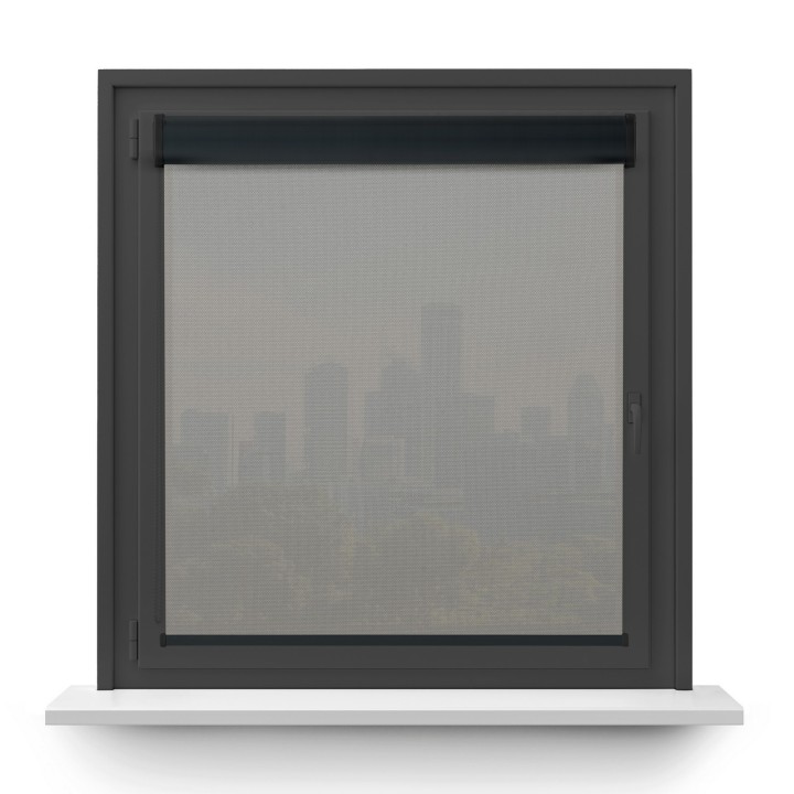 Roleta w kasecie PCV Gładka Przyciemniająca Royal bez prowadnic Popielata 815