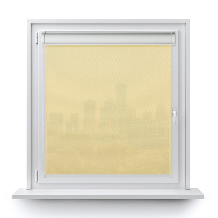 Roleta w kasecie PCV Gładka Przyciemniająca Royal bez prowadnic Kremowa 800