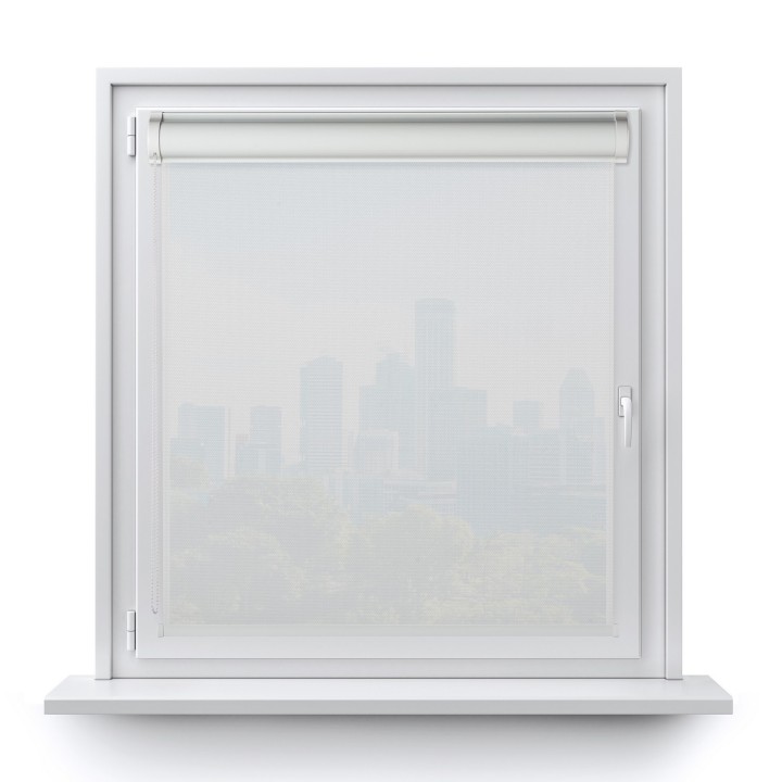 Roleta w kasecie PCV Gładka Przyciemniająca Royal bez prowadnic Biała 808