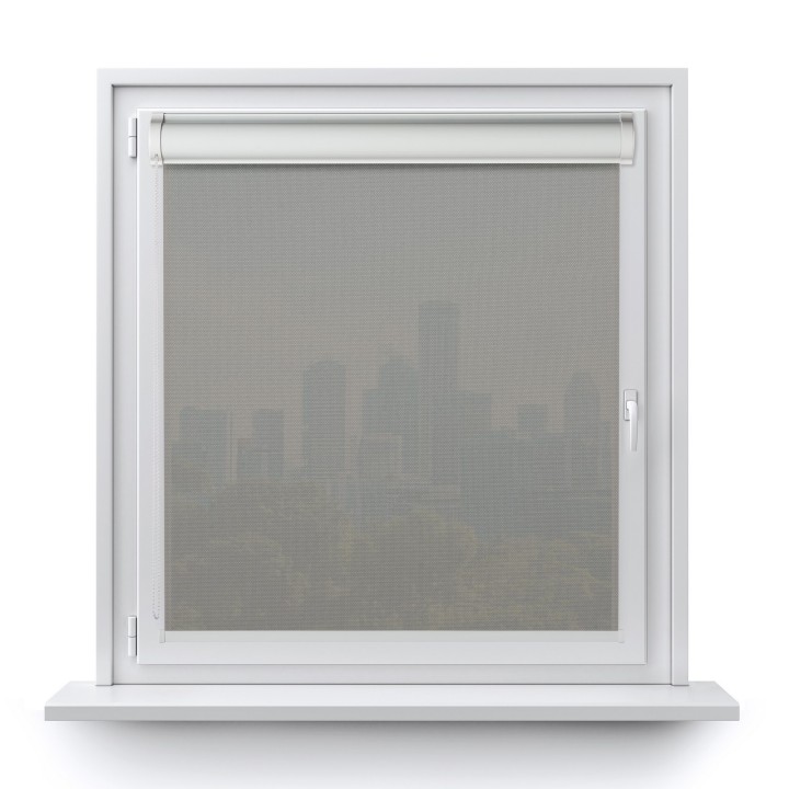 Roleta w kasecie PCV Gładka Przyciemniająca Royal bez prowadnic Popielata 815