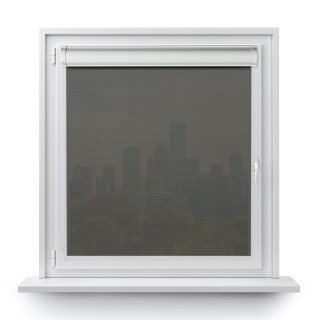 Roleta w kasecie PCV Gładka Przyciemniająca Royal bez prowadnic Szara 817