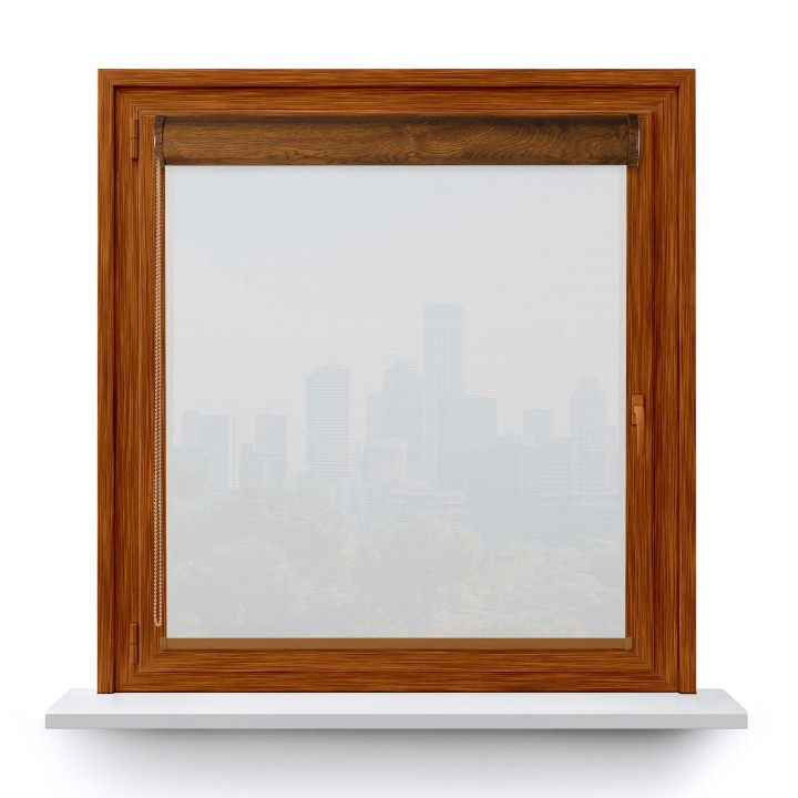 Roleta w kasecie PCV Gładka Przyciemniająca Royal bez prowadnic Biała 808