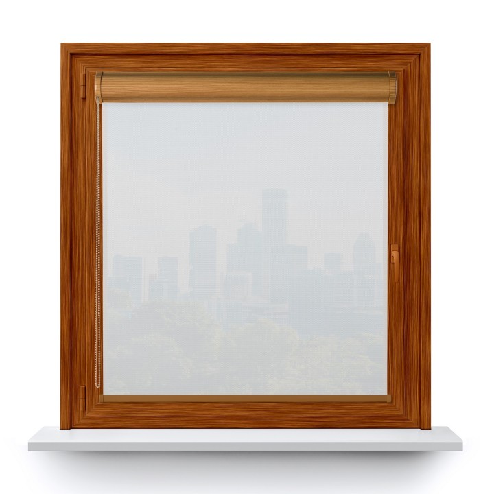 Roleta w kasecie PCV Gładka Przyciemniająca Royal bez prowadnic Biała 808