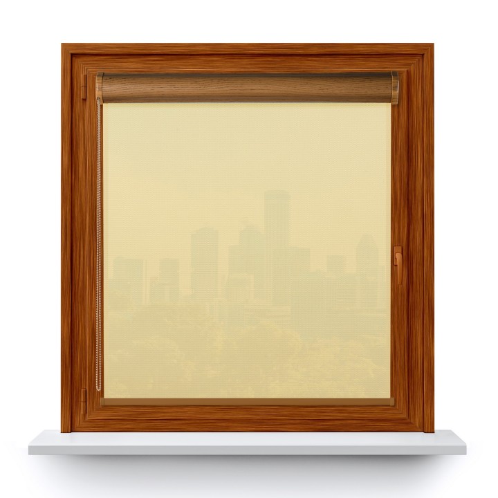 Roleta w kasecie PCV Gładka Przyciemniająca Royal bez prowadnic Kremowa 800