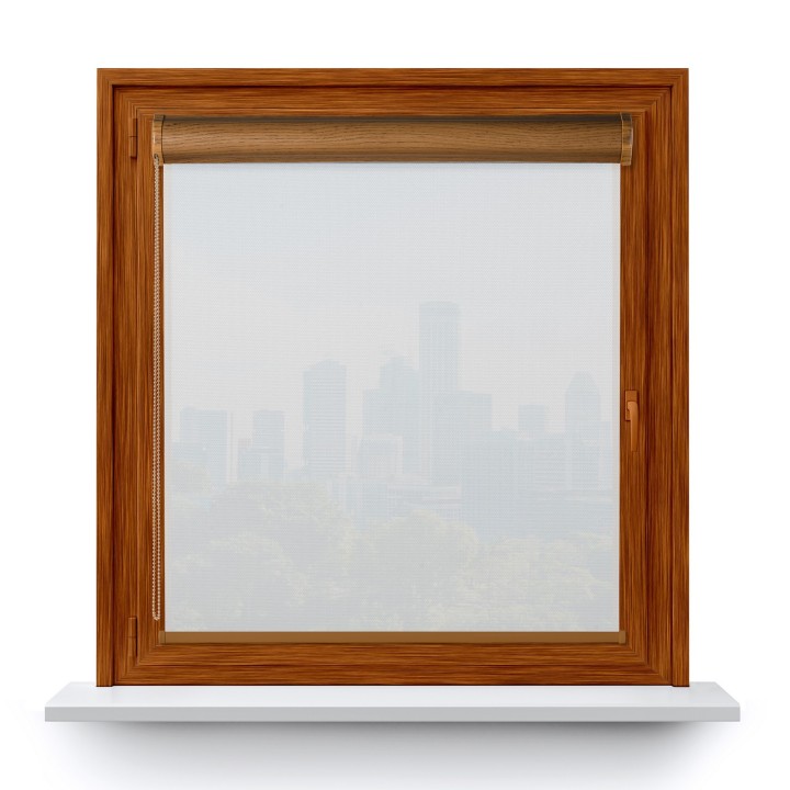 Roleta w kasecie PCV Gładka Przyciemniająca Royal bez prowadnic Biała 808