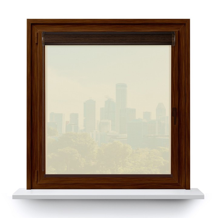 Roleta w kasecie PCV Gładka Przyciemniająca Screen bez prowadnic Biała 2001