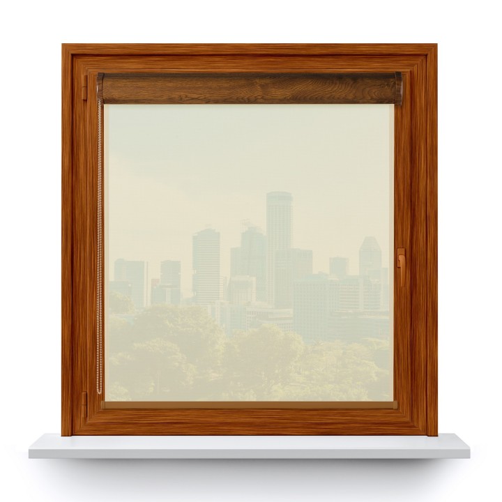 Roleta w kasecie PCV Gładka Przyciemniająca Screen bez prowadnic Biała 201