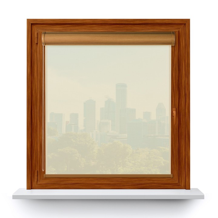 Roleta w kasecie PCV Gładka Przyciemniająca Screen bez prowadnic Biała 2001