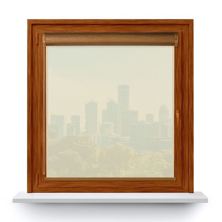 Roleta w kasecie PCV Gładka Przyciemniająca Screen bez prowadnic Biała 2001