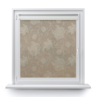 Roleta w kasecie PCV Gładka Przyciemniająca Magnolia bez prowadnic Beżowa 406